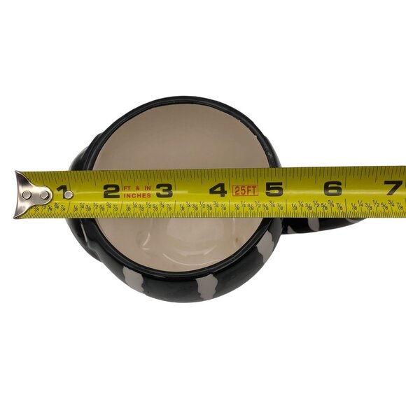 Pier 1 Imports Chubby Cat 3D Mug Dolomite Hand Painted Tail Handle Collectible - Picture 10 of 10